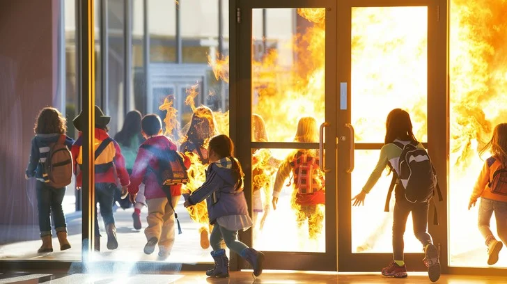 children entering school